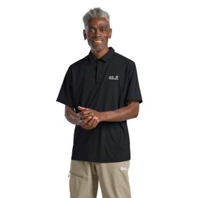 Jack Wolfskin Delgami Polo M Siyah Erkek T-shirt