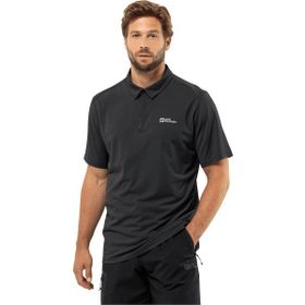 Jack Wolfskin Delgami Polo M Siyah Erkek T-shirt