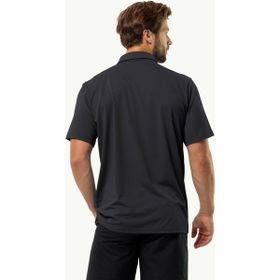 Jack Wolfskin Delgami Polo M Siyah Erkek T-shirt