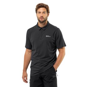 Jack Wolfskin Delgami Polo M Siyah Erkek T-shirt
