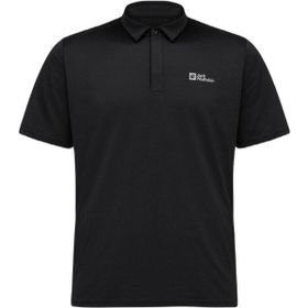 Jack Wolfskin Delgami Polo M Siyah Erkek T-shirt