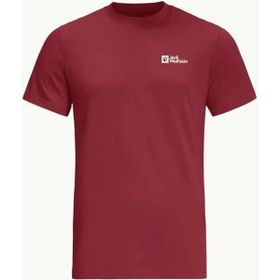 Jack Wolfskin Essential M Bordo Erkek T-shirt