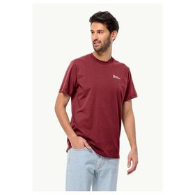 Jack Wolfskin Essential M Bordo Erkek T-shirt