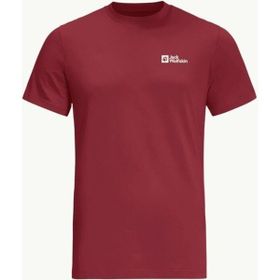 Jack Wolfskin Essential M Bordo Erkek T-shirt
