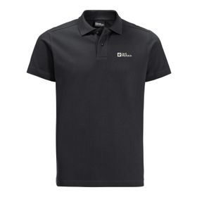 Jack Wolfskin Essential Siyah Erkek Polo T-Shirt