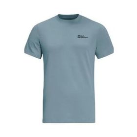 Jack Wolfskin Essential T M Bisiklet Yaka Normal Kalıp Beyaz Erkek T-shirt