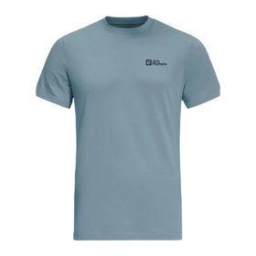 Jack Wolfskin Essential T M Bisiklet Yaka Normal Kalıp Beyaz Erkek T-shirt