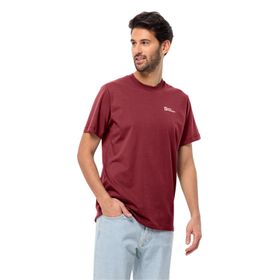 Jack Wolfskin Essential T M Bisiklet Yaka Normal Kalıp Beyaz Erkek T-shirt
