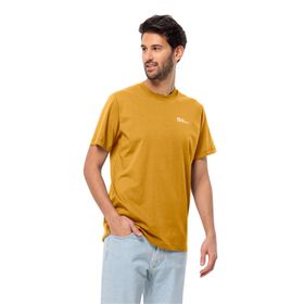 Jack Wolfskin Essential T M Bisiklet Yaka Normal Kalıp Beyaz Erkek T-shirt