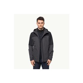 Jack Wolfskin Glaabach 3 In 1 Jkt Erkek Siyah Outdoor Mont