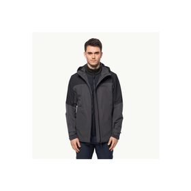 Jack Wolfskin Glaabach 3 In 1 Jkt Erkek Siyah Outdoor Mont