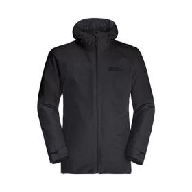 Jack Wolfskin Glaabach 3IN1 Siyah Erkek Outdoor Ceket