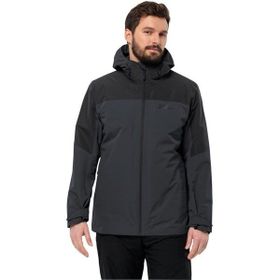 Jack Wolfskin Glaabach 3IN1 Siyah Erkek Outdoor Ceket