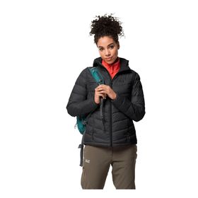 Jack Wolfskin Helium Siyah Kadın Mont