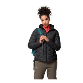 Jack Wolfskin Helium Siyah Kadın Mont