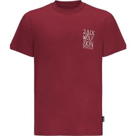 Jack Wolfskin Jack Tent Tee Kırmızı Erkek T-shirt