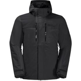 Jack Wolfskin Jasper Siyah Erkek Su Geçirmez Outdoor 3 In 1 Mont
