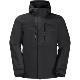 Jack Wolfskin Jasper Siyah Erkek Su Geçirmez Outdoor 3 In 1 Mont