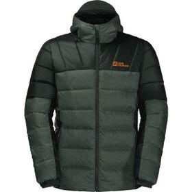 Jack Wolfskin Nebeldorn Down Hoody Yeşil Erkek Outdoor Mont