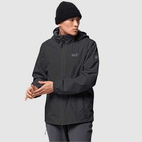 Jack Wolfskin Stormy Point 2l Siyah Erkek Mont