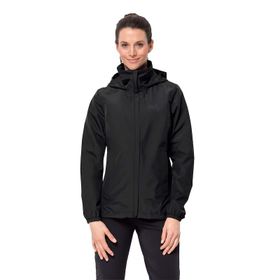 Jack Wolfskin Stormy Point Siyah Kadın Outdoor Mont