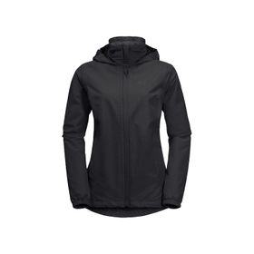 Jack Wolfskin Stormy Point Siyah Kadın Outdoor Mont
