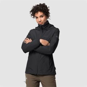 Jack Wolfskin Stormy Point W Siyah Kadın Spor Ceket