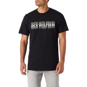 Jack Wolfskin Strobe T M Bisiklet Yaka Normal Kalıp Sarı Erkek T-Shirt