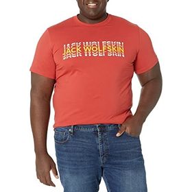 Jack Wolfskin Strobe T M Bisiklet Yaka Normal Kalıp Sarı Erkek T-Shirt