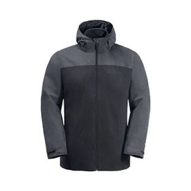 Jack Wolfskin Taubenberg 3IN1 Antrasit Erkek Outdoor Ceket