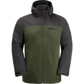 Jack Wolfskin Taubenberg 3IN1 JKT Yeşil Erkek Outdoor Erkek Ceket