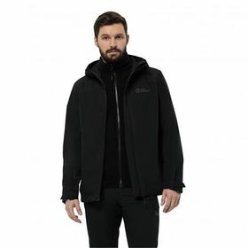 Jack Wolfskin Taubenberg 3IN1 Siyah Erkek Outdoor Ceket