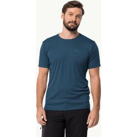 Jack Wolfskin Tech Koyu Mavi Erkek T-shirt