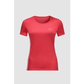 Jack Wolfskin Tech TW Pembe Kadın T-shirt