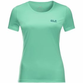 Jack Wolfskin Tech TW Pembe Kadın T-shirt