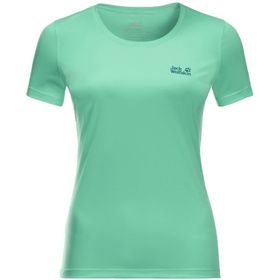Jack Wolfskin Tech TW Pembe Kadın T-shirt