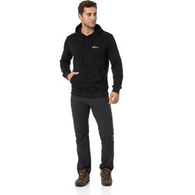 Jack Wolfskin Tommy Hoody M Siyah Erkek Sweatshirt