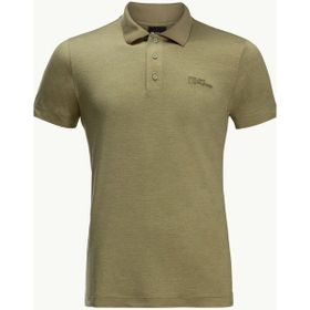Jack Wolfskin Travel Polo M Kahverengi Erkek T-shirt