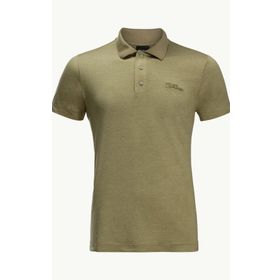 Jack Wolfskin Travel Polo M Kahverengi Erkek T-shirt