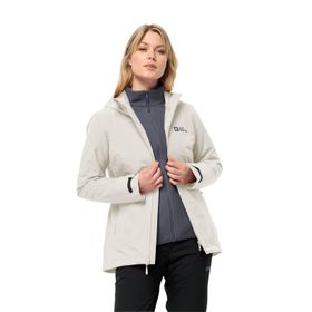 Jack Wolfskin W Moonrise 3'ü 1 Arada Kırmızı Kadın Mont