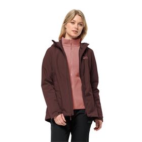 Jack Wolfskin W Moonrise Koyu Bordo Kadın Mont