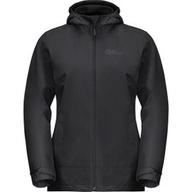 Jack Wolfskin Waterproof Moonrise 3 ın 1 Jkt Siyah Kadın Mont