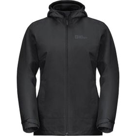 Jack Wolfskin Waterproof Moonrise 3 ın 1 Jkt Siyah Kadın Mont
