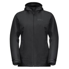 Jack Wolfskin Waterproof Moonrise 3 ın 1 Jkt Siyah Kadın Mont
