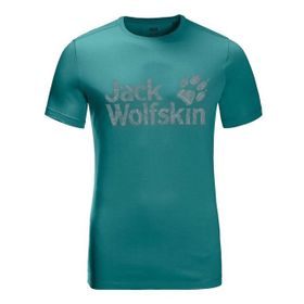 Jack Wolfskin Wolf Logo TM Yeşil Erkek T-shirt