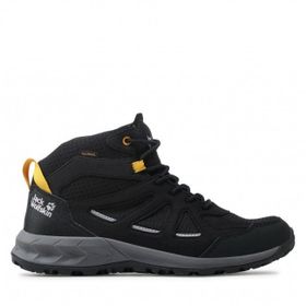 Jack Wolfskin Woodland 2 Texapore Mid Siyah Erkek Outdoor Bot