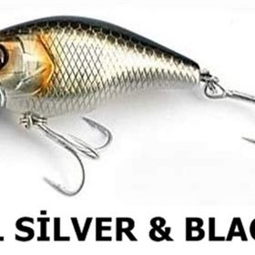 Jackall Bros. Chubby Ssr Hl Silver Black Maket Balık Yemi