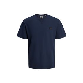 Jack&Jones 12137126 Lacivert Baskılı Erkek T-shirt