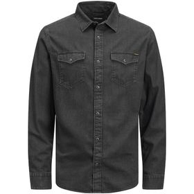 Jack&Jones 12138115 Siyah Denim Erkek Gömlek