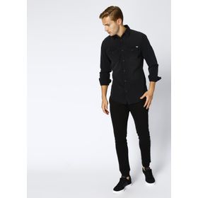 Jack&Jones 12138115 Siyah Denim Erkek Gömlek
